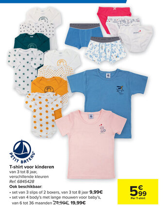 Carrefour T-Shirt voor Kinderen aanbieding