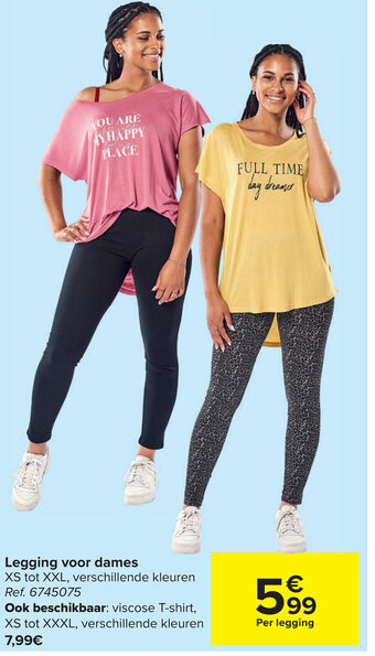 Carrefour Legging voor Dames aanbieding