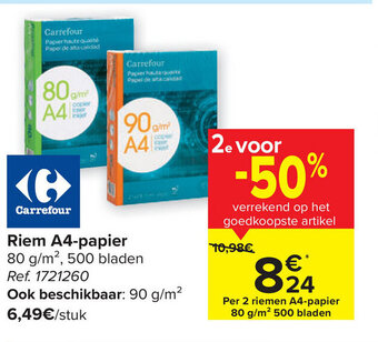 Carrefour Riem A4-Papier aanbieding