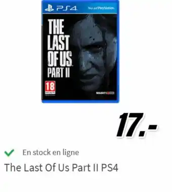 MediaMarkt The Last of Us Part II PS4 aanbieding