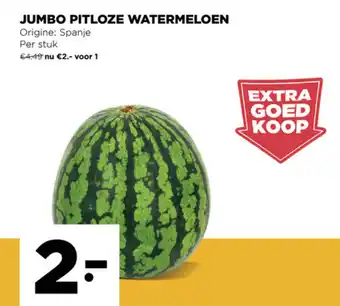 Jumbo Jumbo Pitloze Watermeloen aanbieding