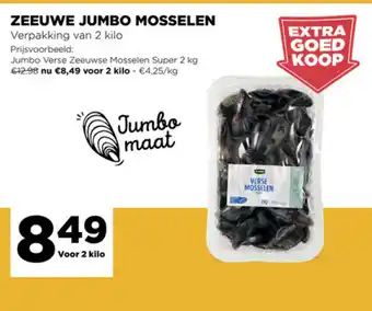 Zeeuwe Jumbo Mosselen Verpakking Van 2 Kilo