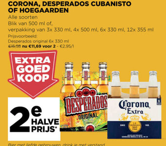 Jumbo Corona, Desperados Cubanisto of Hoegaarden aanbieding