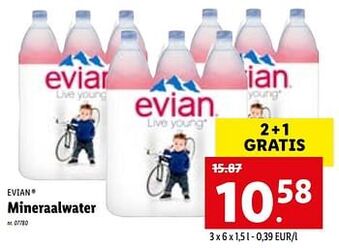 Lidl Mineraalwater aanbieding
