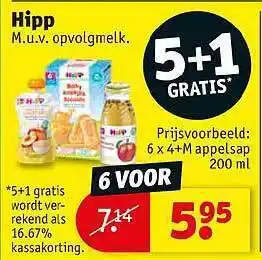 Hipp 5+1 Gratis 200 ml