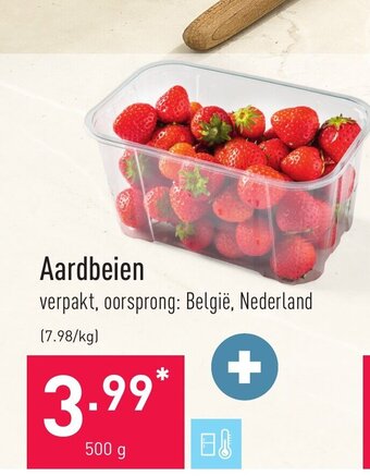 ALDI Aardbeien 500g aanbieding