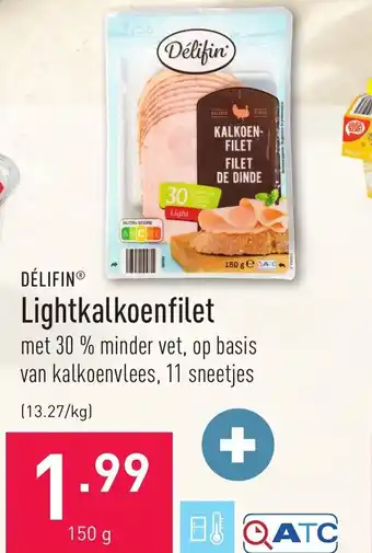 ALDI Lightkalkoenfilet 150g aanbieding