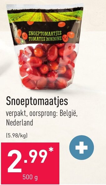 ALDI Snoeptomaatjes 500g aanbieding
