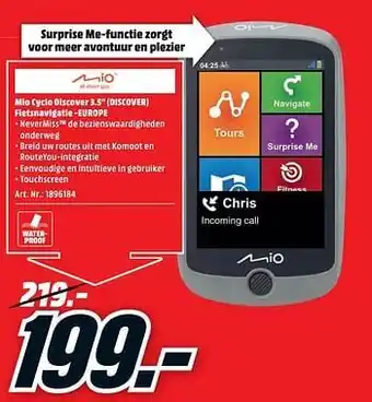Mio cyclo discover 3.5