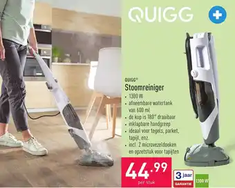 ALDI Quigg stoomreiniger aanbieding