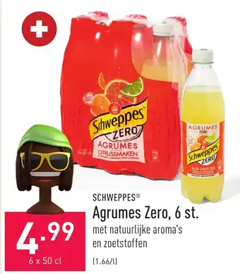 ALDI Agrumes zero, 6 st. 6 x 50cl aanbieding