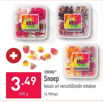 ALDI Swing snoep 500g aanbieding