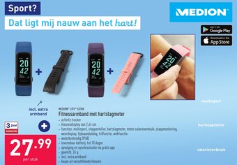 Fitnessarmband met hartslagmeter