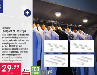 Ledspots of ledstrips