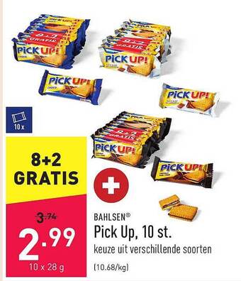 ALDI Bahlsen pick up, 10 st aanbieding