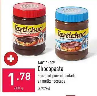 ALDI Tartichoc chocopasta aanbieding
