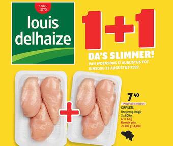 Louis Delhaize Kipfilets aanbieding