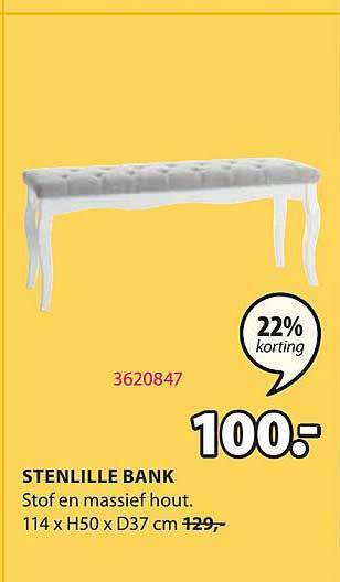 Jysk Stenlille bank aanbieding