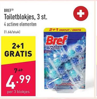 ALDI Bref toiletblokjes, 3 st aanbieding