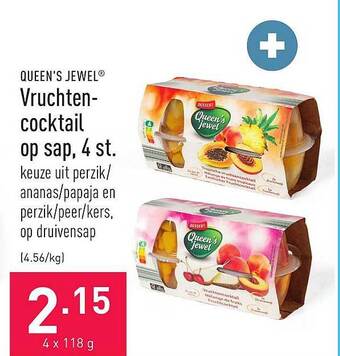 Vruchtencocktail op sap, 4 st