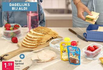 ALDI Vers wit tijgerbrood aanbieding