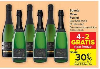Carrefour Cava ferriol aanbieding