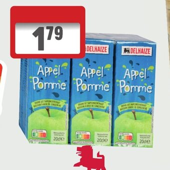 Delhaize Appelsap aanbieding