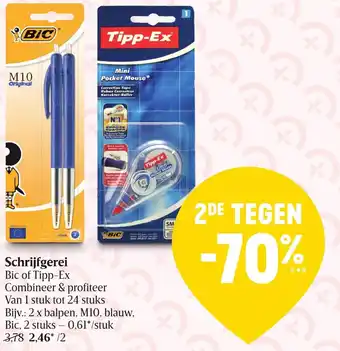 Bic of Tipp-Ex Schrijfgerei