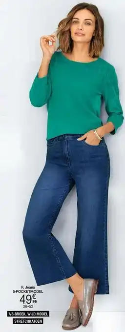 Damart Jeans 5-pocketmodel 36-52 aanbieding