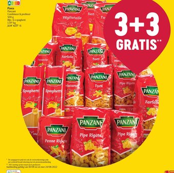 Delhaize Panzani Pasta aanbieding