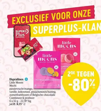 Delhaize Ijspralines little moons mochi aanbieding