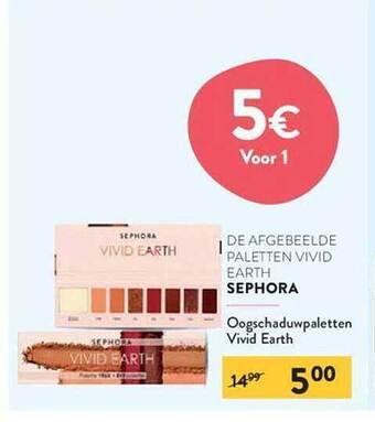 Sephora oogschaduwpaletten vivid earth