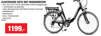 Hubo Elektrische Fiets Met Middenmotor aanbieding