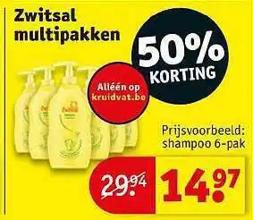 Kruidvat Zwitsal Multipakken 505 Korting aanbieding