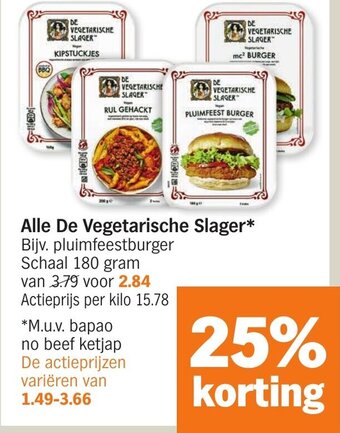 Alle De Vegetarische Slager