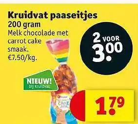 Kruidvat Kruidvat Paaseitjes 200 gram aanbieding