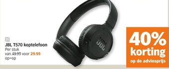 Albert Heijn JBL T570 Koptelefoon aanbieding