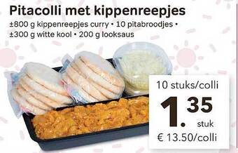 Bon Ap Pitacolli met kippenreepjes aanbieding