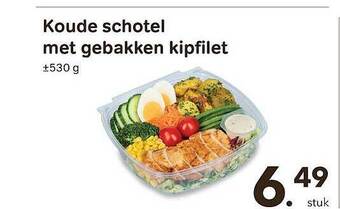 Bon Ap Koude schotel met gebakken kipfilet aanbieding