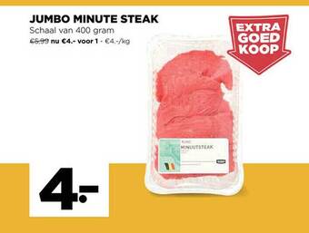 Jumbo Jumbo minute steak aanbieding