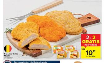 Carrefour Gepaneerde kip maïski aanbieding