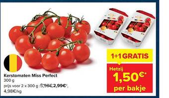 Carrefour Kerstomaten miss perfect aanbieding