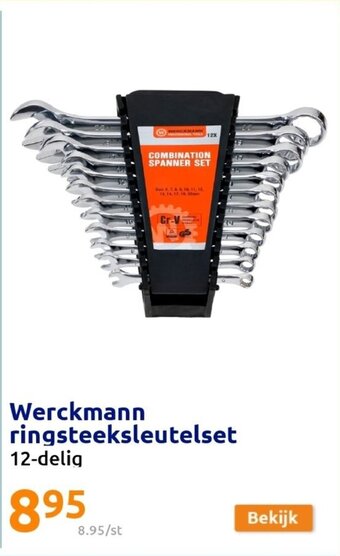 Action Werckmann ringsteeksleutelset 12-delig aanbieding