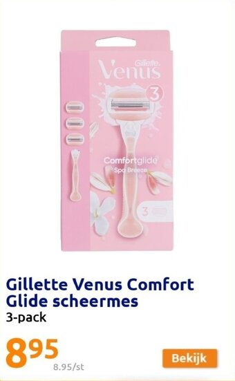 Action Gillette Venus Comfort Glide Scheermes 3-pack aanbieding