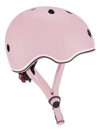 Globber kinderfietshelm Evo Lights Pastel Pink 45-51 cm