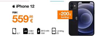Orange Iphone 12 aanbieding