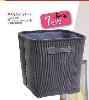 Yess Opbergdoos fluweel aanbieding