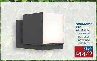 Zelfbouwmarkt Wandlamp ip54 aanbieding