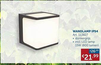 Zelfbouwmarkt Wandlamp ip54 aanbieding
