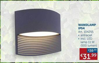 Zelfbouwmarkt Wandlamp ip54 aanbieding